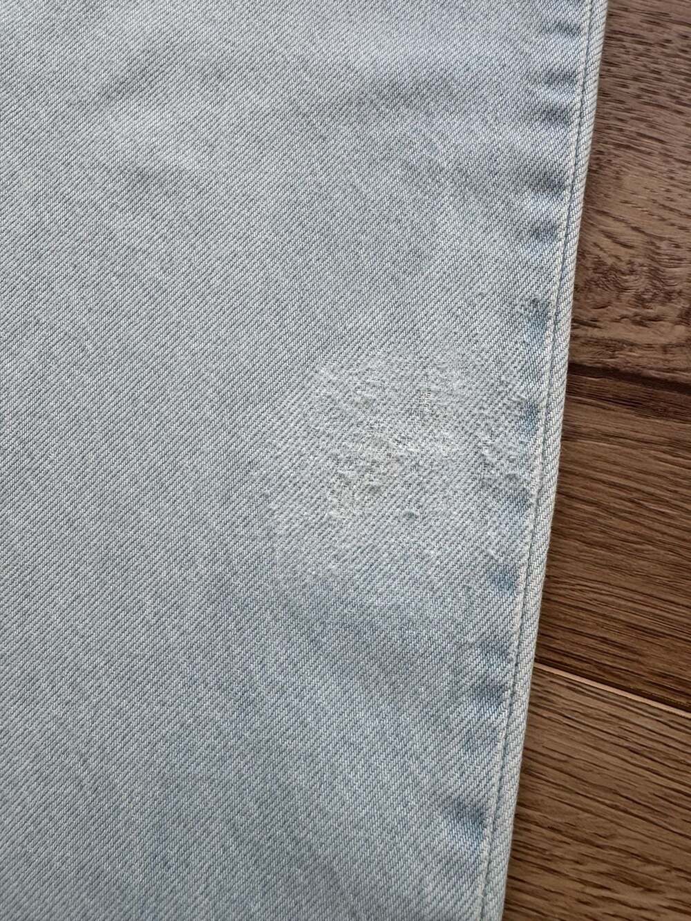 Levi’s Cinch Baggy Jeans Womens 28 High Rise Wide Leg Light Wash 100% Cotton - Picture 11 of 16